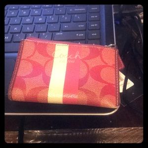 Pink Coach Coin purse